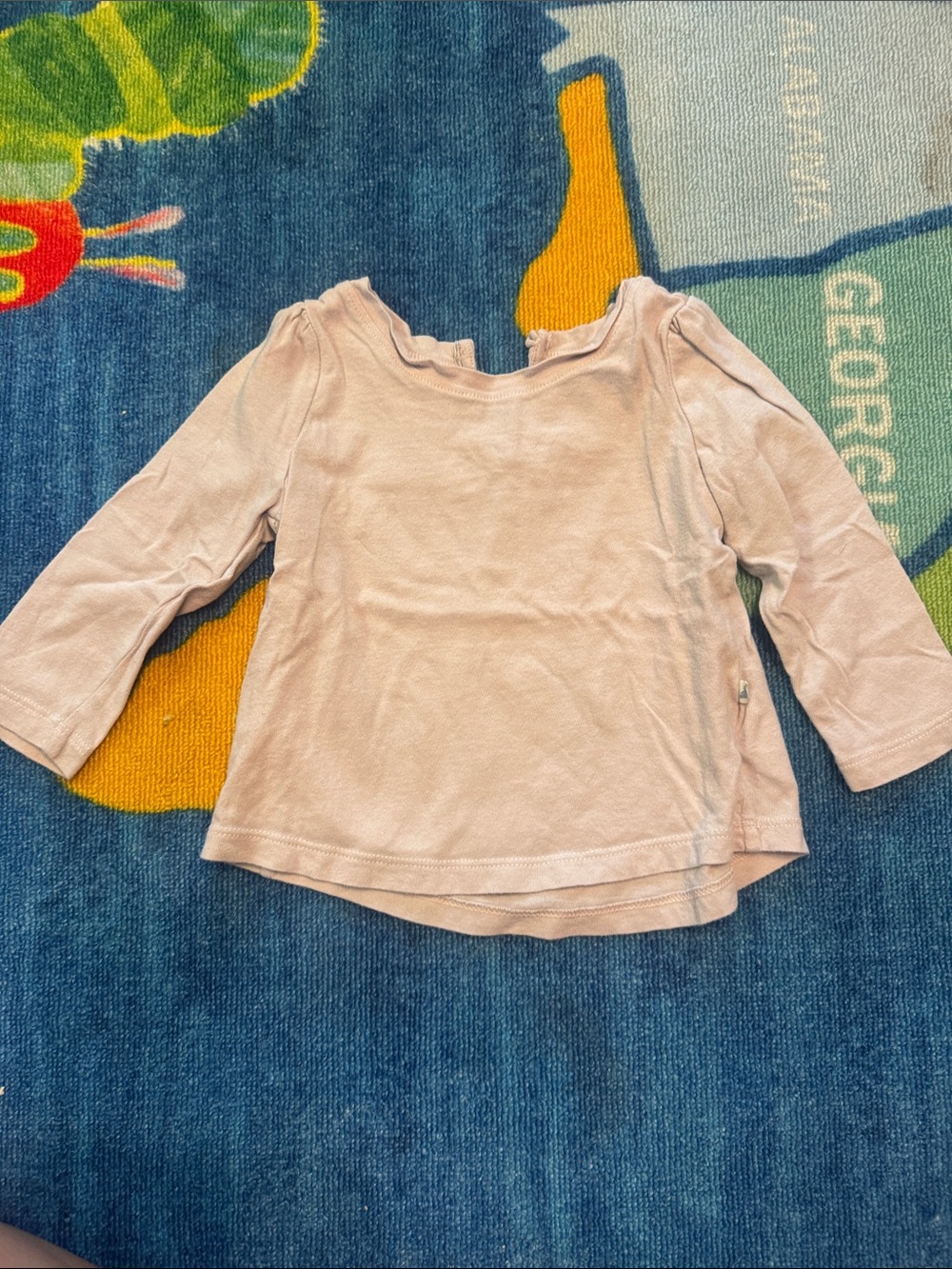 GAP Light Pink Long Sleeve Girls' Tee